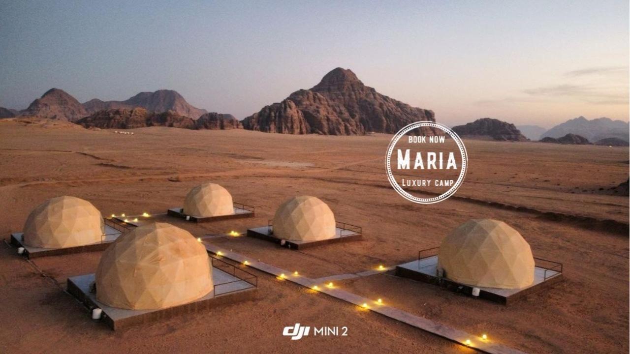 Rum Maria Luxury Camp & Bubble Rooms Wadi Rum Luaran gambar